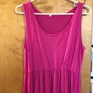 Pink PinkBlush Long Maternity Dress Medium